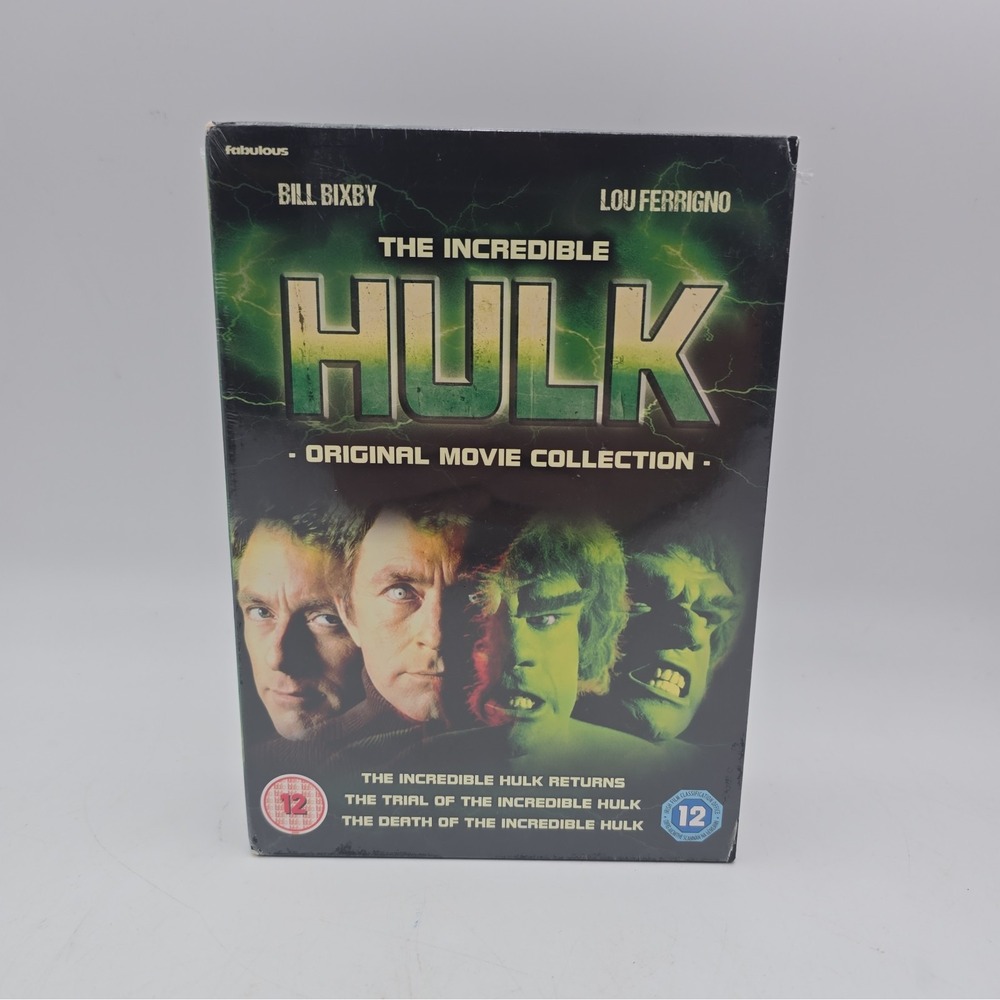 The Incredible Hulk: Original Movie Collection [12] DVD Box Set Rare VGC Marvel